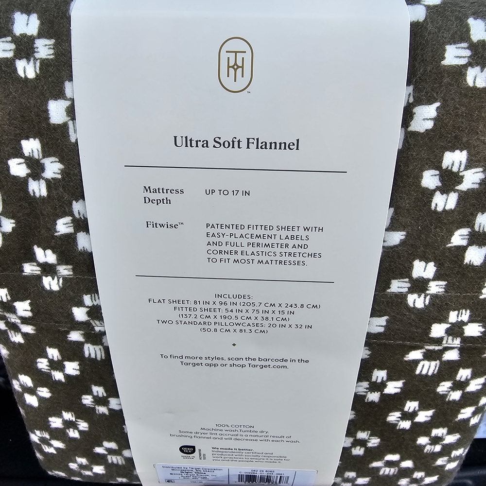 Flannel Sheet Set Size Full - Picture 3 of 3